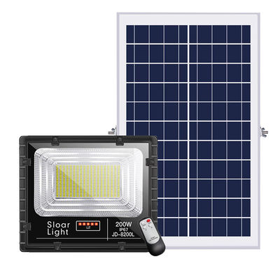 25w 150w 300 와트 태양 홍수 빛 80lm/w 3.7V 야외 태양 강화 보안 조명