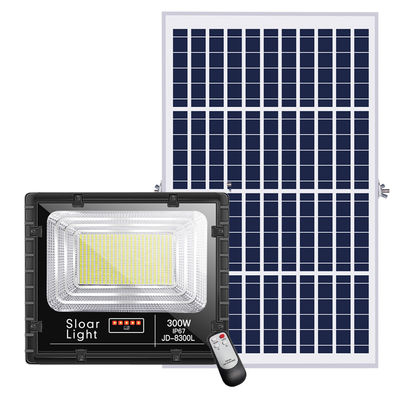 25w 150w 300 와트 태양 홍수 빛 80lm/w 3.7V 야외 태양 강화 보안 조명