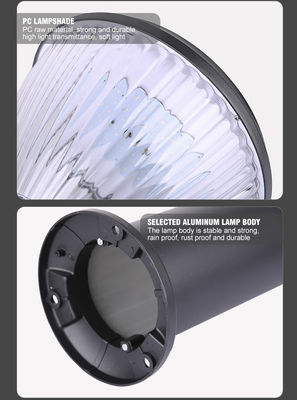 35/65/85CM 스테인리스 LED 태양열 정원 빛 6500LM 지원 조광기