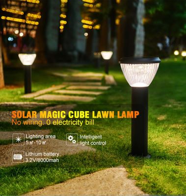 35/65/85CM 스테인리스 LED 태양열 정원 빛 6500LM 지원 조광기