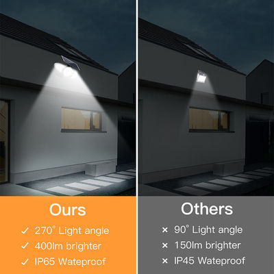 통로를 위한 3개의 머리 100-400LM 38PCS LED 태양 감지기 벽 빛