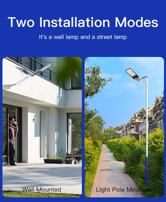 150W 250W 450W LED 태양 광 발전 가로등 6V 5 모드 태양 광 도로 램프