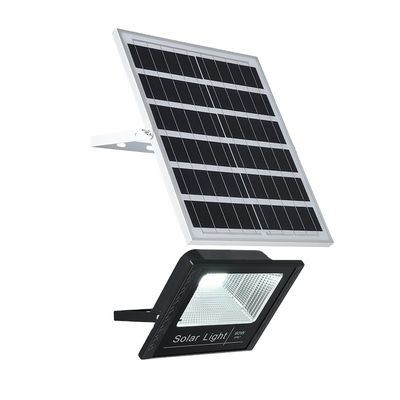 100w 60w 태양 동력이 공급된 주도하는 투광 조명등 50000 시간 보안