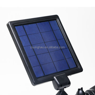 12LEDs 20-600루멘 솔라 모션 센서 스포트라이트 듀얼 헤드 솔라 스포트라이트