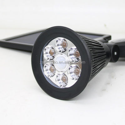 12LEDs 20-600루멘 솔라 모션 센서 스포트라이트 듀얼 헤드 솔라 스포트라이트