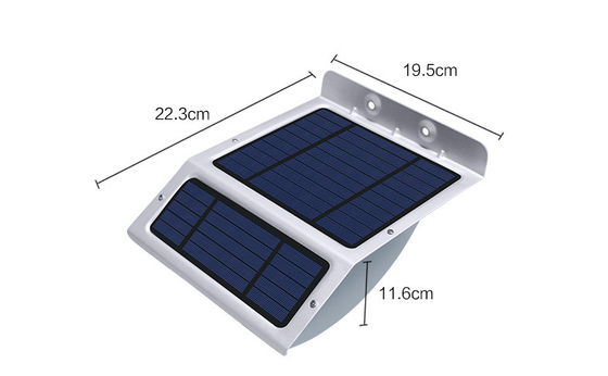 광고 조명을 위한 6000-7000K 20pcs LED 태양열 감지기 벽 빛