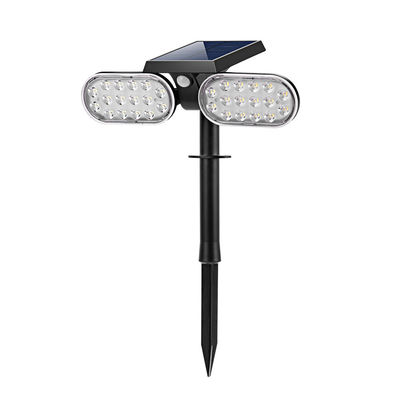 외부 90lm/W 3.7V Pir 동작 감지기 태양 정원 조명 지원 제광기