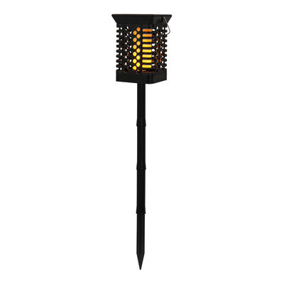 따뜻한 흰색 IP65 75 LED 태양광 정원 조명 100lm/w 태양열 불꽃 깜박이는 램프 토치