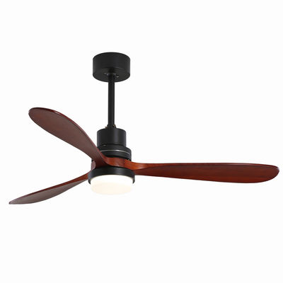 주문을 받아서 만들어지는 EMC 가정 호텔 220v 1320MM 목제 천장 선풍기 빛 3개의 속도