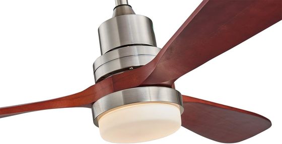 주문을 받아서 만들어지는 EMC 가정 호텔 220v 1320MM 목제 천장 선풍기 빛 3개의 속도