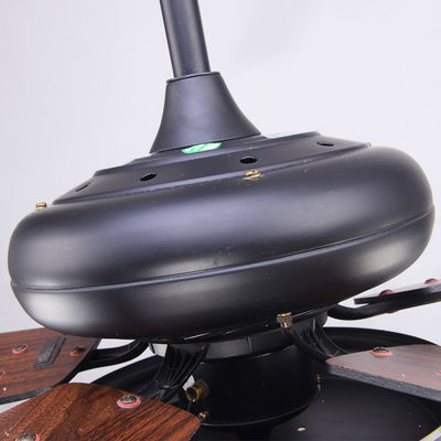 웨스팅 하우스 52cm 110AC 블랙 크리스탈 천장 팬 조명 5 블레이드 3 전등 갓