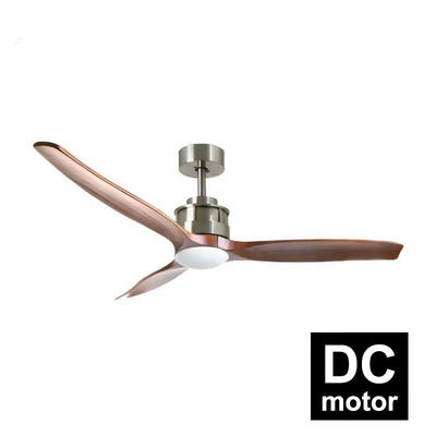 장식 거실 40w 52 인치 목제 천장 선풍기 빛 3 잎 DC 모터