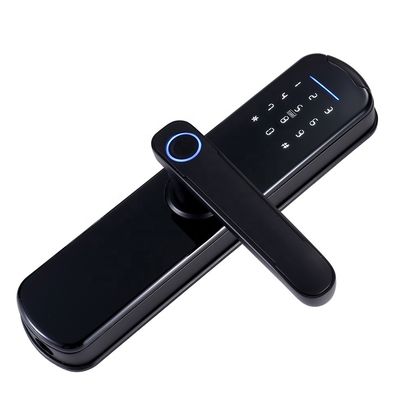 App 복식은 철문 은메달 검정색을 위한 지문 잠금장치를 측면을 댔습니다