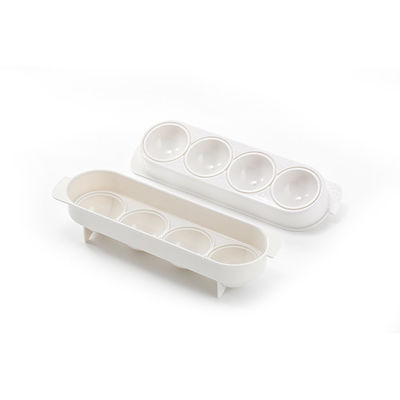 뚜껑을 가진 세륨 EU 실리콘 취사 도구 제품 115g 둥근 아이스 큐브 쟁반