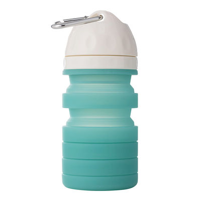 야외 실리콘 570ml 애완 동물 제품 접이식 개 마시는 컵