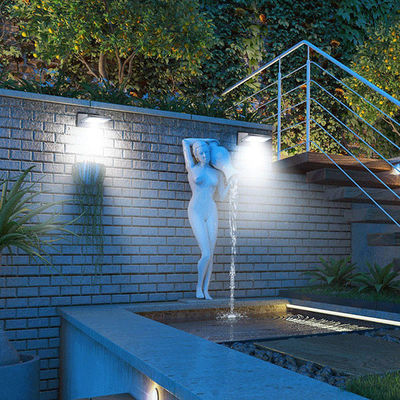 정원을 위한 방수 200LM 21pcs LED 태양열 감지기 벽 빛