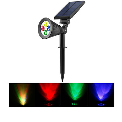 5000K RGB 색상 변경 태양 조경 조명 IP44 200 루멘 태양 경로 조명