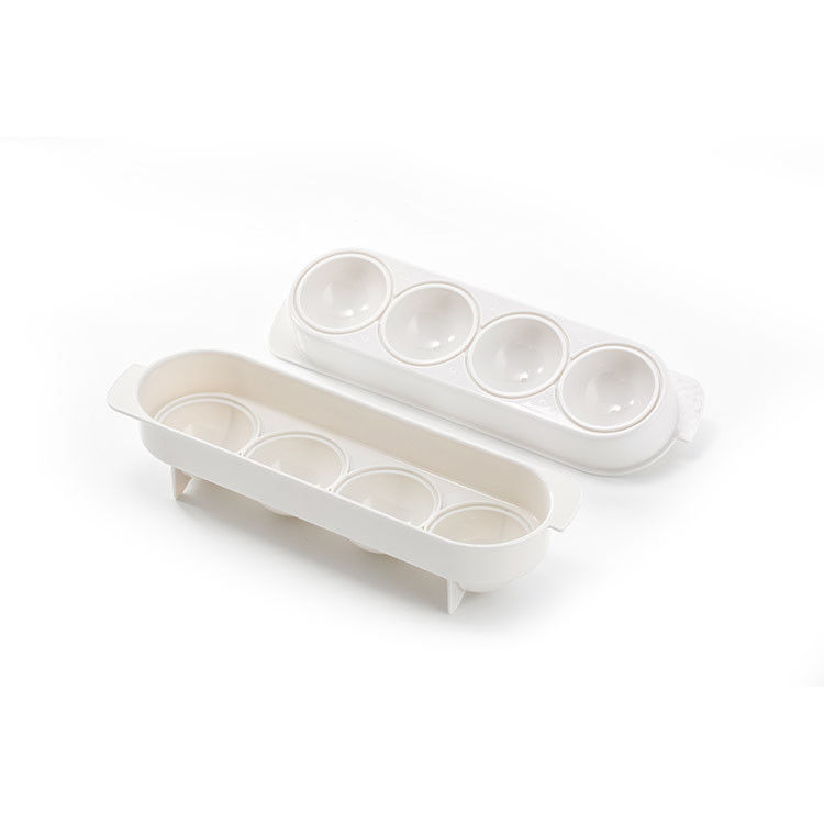 뚜껑을 가진 세륨 EU 실리콘 취사 도구 제품 115g 둥근 아이스 큐브 쟁반